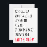 De Remerciements Funny Naughty Birthday Carte cadeau pour lui et el<br><div class="desc">Qui n'aime pas recevoir des cadeaux d'anniversaire et des surprises, n'est-ce pas ? Si vous cherchez des idées de cadeaux d'anniversaire drôles, cette carte d'anniversaire sale et vilaine avec des citations ou un message vous intéressera sûrement. Peut être un cadeau d'anniversaire parfait pour lui, pour le mari, pour les garçons,...</div>