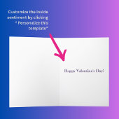 De Remerciements Funny romantique customisée Valentines carte pour