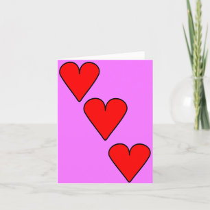De Remerciements Heart Steps Carte Saint-Valentin