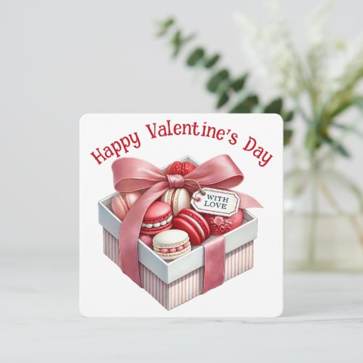 De Remerciements Heureuse Sainte-Valentin - Carte Saint Valentin (Debout devant)