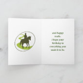 DE REMERCIEMENTS HEUREUX TRAILS CARTE D'ANNIVERSAIRE (Intérieur)