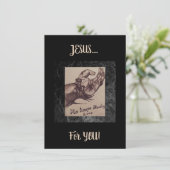 De Remerciements "Il garde Bleeding Love" Carte Plate (Debout devant)