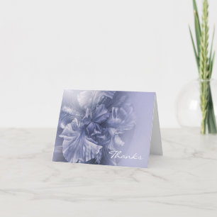 De Remerciements Iris intérieur beauté couleur argent grâce carte