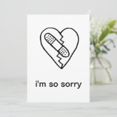 De Remerciements je suis désolé pour la carte (Debout devant)