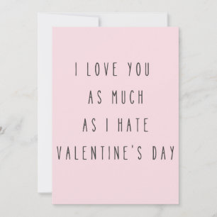 De Remerciements Je t'aime autant que je déteste la carte Saint Val