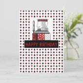 De Remerciements Jouer carte JACK carte d'anniversaire (Debout devant)