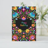 De Remerciements Jovely Folklore Bonne carte d'anniversaire (Debout devant)