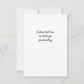 De Remerciements Joyeuse carte d'anniversaire Folklore (Dos)