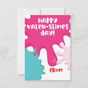 De Remerciements Joyeuse journée Valen-Slimes ! Carte Saint Valenti