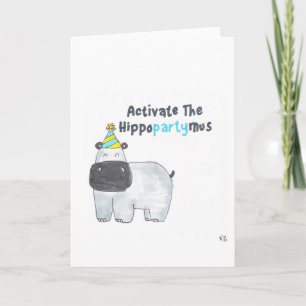 De Remerciements Joyeux Anniversaire Activer La Carte Hippopartymus