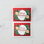 De Remerciements joyeux carte noël (Intérieur)