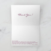 De Remerciements La carte Junction (Intérieur)