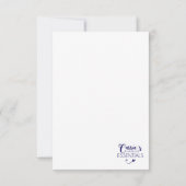 De Remerciements Lady Reading avec plante et carte café (Dos)