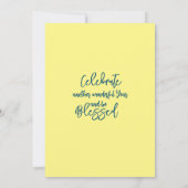 De Remerciements Le Carte pour notes Jetty Birthday (Dos)