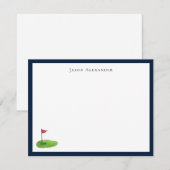 De Remerciements Les golfeurs personnalisent la carte (Devant / Derrière)