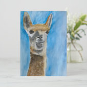 De Remerciements Llama carte pour notes (Debout devant)