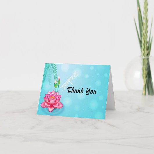 De Remerciements Lotus All Occasion Carte pour notes (Devant)