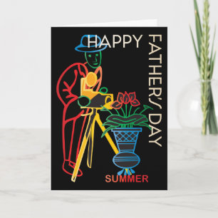 De Remerciements Mah Jongg Année Carte Père