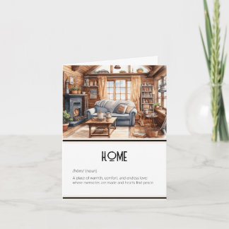De Remerciements Maison Cosy – Carte Pensées pour Toi | Personnalis