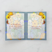 De Remerciements MARIGOLD POSY ~ Carte d'amitié (Intérieur)