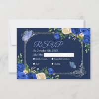 Marine Princess Robes Mis Quince Carte Rsvp