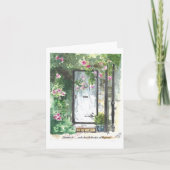 De Remerciements Matthieu 7:8 Carte pour notes..."A celui qui frapp (Devant)