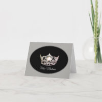Miss America Argent Couronne Carte Gris