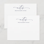 De Remerciements Notes pour la carte conseil Mariage Couple (Devant / Derrière)