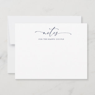De Remerciements Notes pour la carte conseil Mariage Couple
