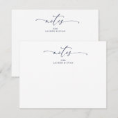 De Remerciements Notes pour la carte Conseils Mariages 1 Couple (Devant / Derrière)