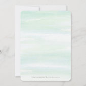 De Remerciements Ocean Vibes Enregistrer La Carte Date (Dos)