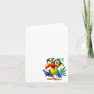 De Remerciements Oiseau drôle fou, Merci, Carte #10