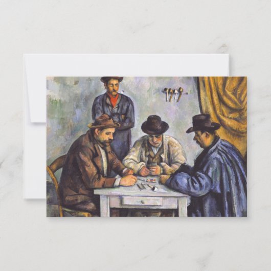 De Remerciements Paul Cezanne - La carte (Devant)