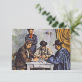 De Remerciements Paul Cezanne - La carte (Debout devant)