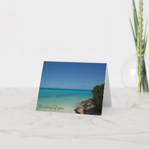 De Remerciements Penser à votre carte - Bermudes