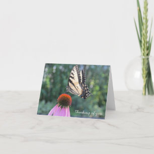 De Remerciements Penser à votre carte - fleurs