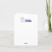 De Remerciements "Penser à vous" Blank Carte pour notes (Dos)