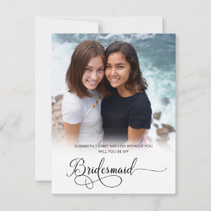 De Remerciements Photo Personnalisée Serez-Vous Ma Carte D'Épouse