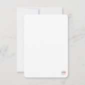 De Remerciements Pins d'aquarelle avec carte Sunset (Dos)