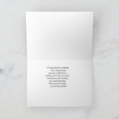 De Remerciements Pour votre carte d'anniversaire (Intérieur)