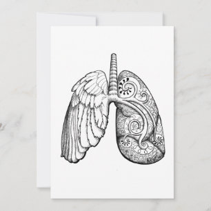 De Remerciements 'Prendre l'air' - Impression carte 5x7