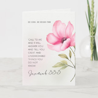 De Remerciements Quand la vie est accablante - carte d'encouragemen