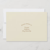 De Remerciements Rustic Automne Citrouille Mariage Carte RSVP (Dos)