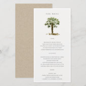 De Remerciements Rustic Tropical Beach Palm Trees Mariage Carte Men (Devant / Derrière)