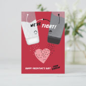 De Remerciements Salt & Pepper Classroom Carte Saint-Valentin (Debout devant)