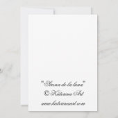 De Remerciements Sirena mermaid moon carte pour notes (Dos)