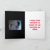 DE REMERCIEMENTS SKY DIVERS CARTE D'ANNIVERSAIRE (Intérieur)