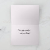 De Remerciements Soft Pastel Boho Bonne Carte d'Anniversaire (Intérieur)