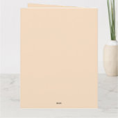 De Remerciements Sois ma carte valentine (Dos)