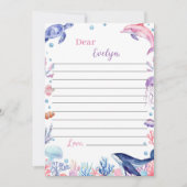 De Remerciements Sous La Carte Message Capsule Heure D'Anniversaire (Devant)